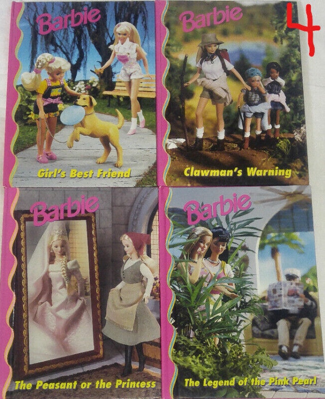 Qty 8 x 4 Vintage Barbie Doll Hard Cover Books - photo 4