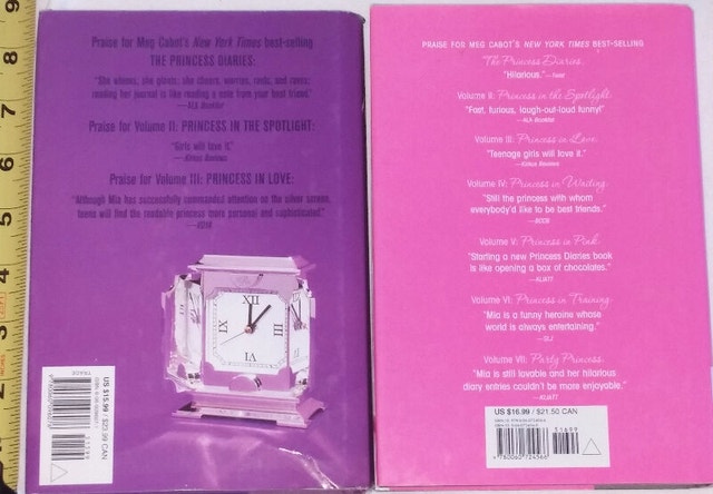 Qty 2 x Princess Diaries Hard Cover Books with Slip Covers - photo 2