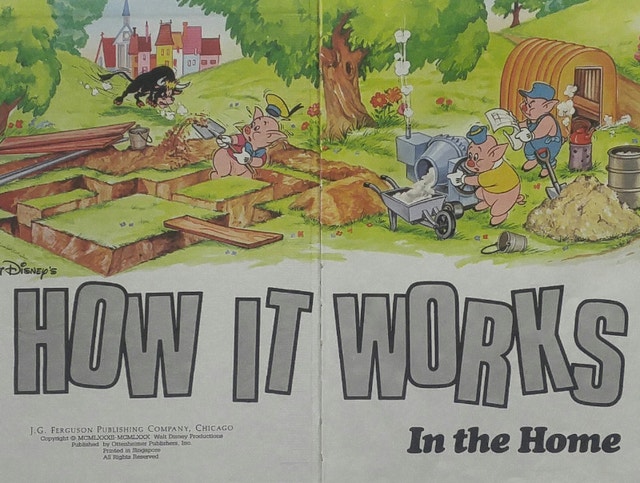 3 Vintage Disney's How It Works Hardcover Books - photo 2