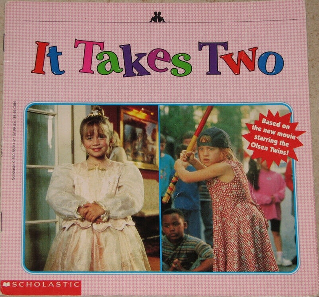 It Takes Two 1995 Mary-Kate & Ashley Olsen Twins Movie Book