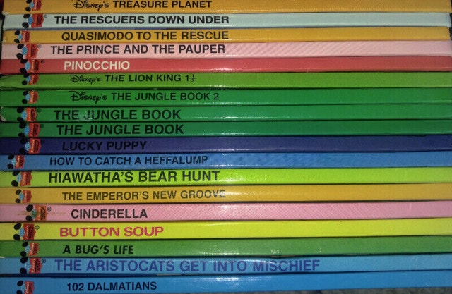 Disney Wonderful World Reading Story Hard Cover Books Collection - photo 3