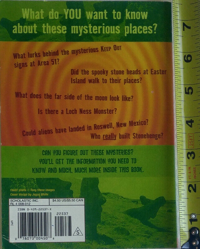 Scholastic What You Don't Know About Mysterious Places Book - photo 2