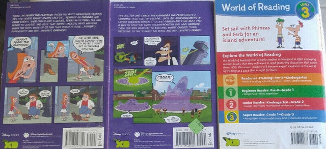 3 Phineas and Ferb Disney TV Series Books - photo 2