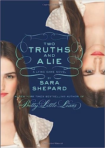 Two Truths and a Lie Hard Cover Book with Slip Cover
