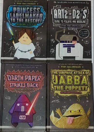 5 Origami Yoda Star Wars HARD & Soft Cover Books