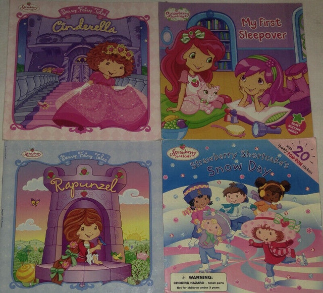 4 Sets of 4 Strawberry Shortcakes Books