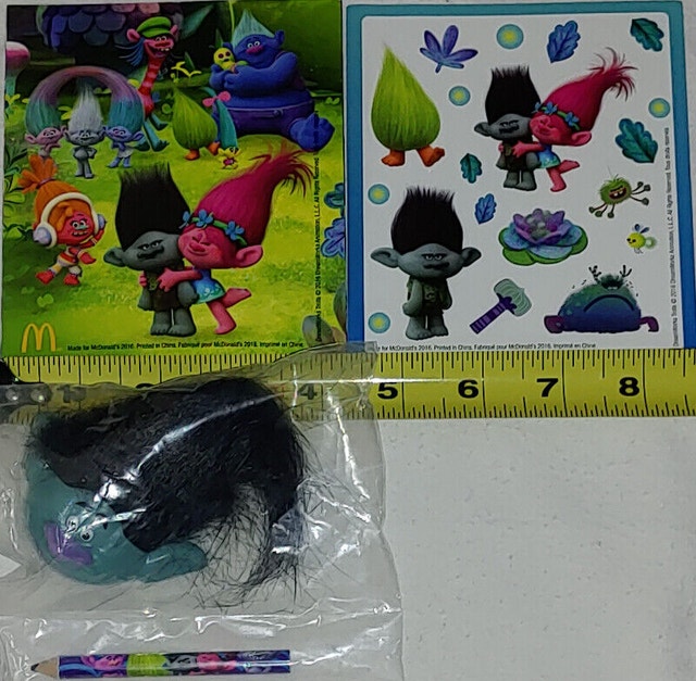12 Trolls Movie Toys Figures, Chapter & Activity Book, Stickers - photo 3