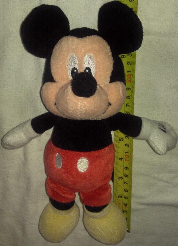 Plush Mickey Mouse Toy with Rattle Inside
