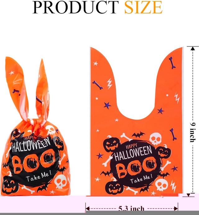 NEW 40 Pack Halloween Trick or Treat Bags in 4 Designs - photo 2