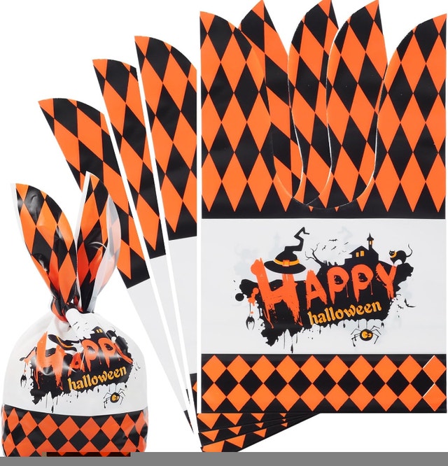 NEW 40 Pack Halloween Trick or Treat Bags in 4 Designs - photo 3