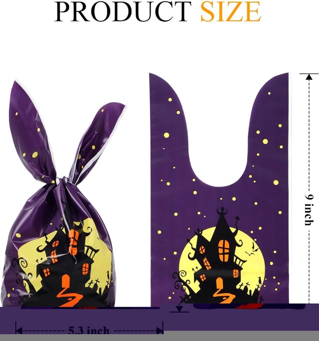 NEW 40 Pack Halloween Trick or Treat Bags in 4 Designs - photo 5