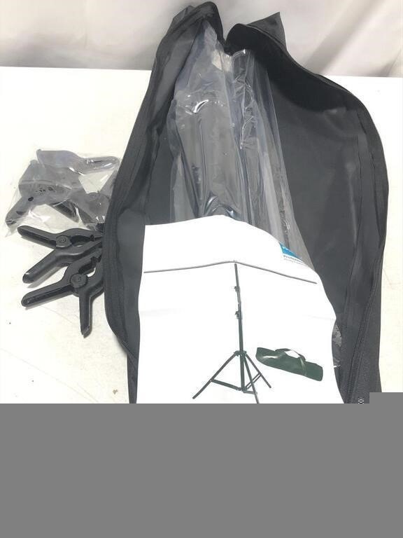 NEW LimoStudio 6' x 8.5Ft T-Shape Backdrop Stand, 5 Clamps, Bag - photo 4