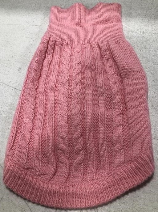 NEW Large Pink Knitted Turtle Neck Pet Dog Warm Winter Sweater - photo 2