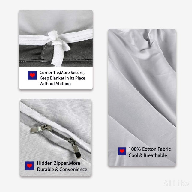 NEW Allike Cooling Weighted Blanket 20 & 25lbs - 60"x80" - photo 3
