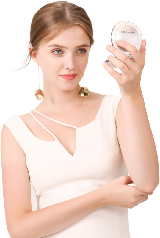 NEW 10x Magnifying Mirror - Compact Pocket Makeup Mirror Double