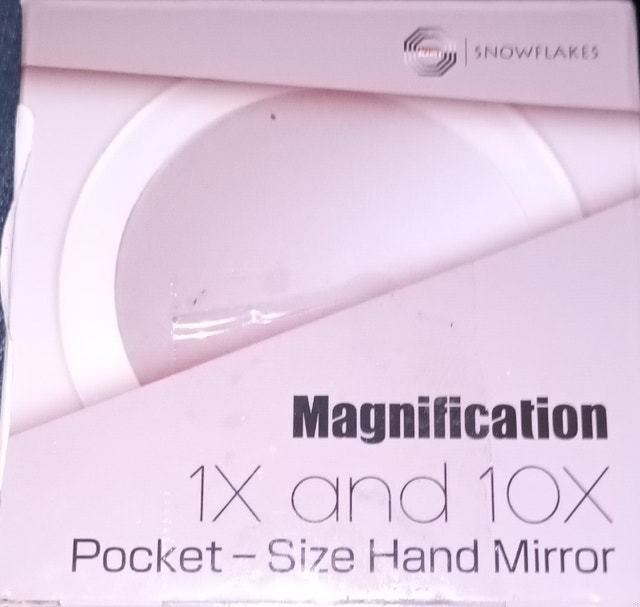 NEW 10x Magnifying Mirror - Compact Pocket Makeup Mirror Double - photo 3
