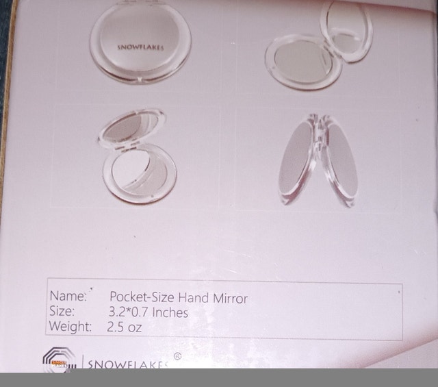 NEW 10x Magnifying Mirror - Compact Pocket Makeup Mirror Double - photo 4