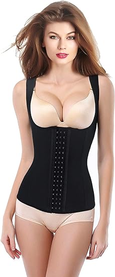 NEW 2XL Charmian Women's Latex Underbust Waist Training Boned
