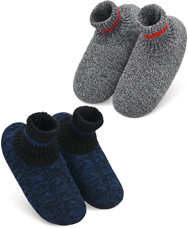 NEW Men's Slippers Socks Autumn Winter Indoor Non-Skid House