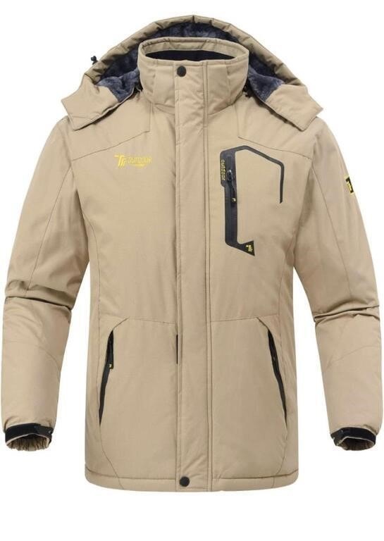 NEW YSENTO Mens SMALL Khaki Skiing Snow Jacket Coat