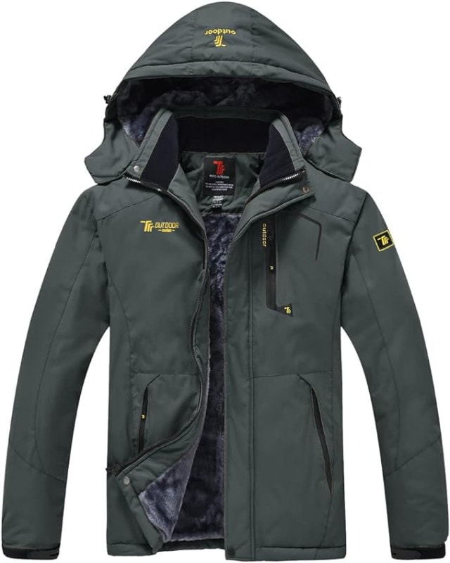 NEW YSENTO Unisex XSMALL Grey Skiing Snow Jacket Coat