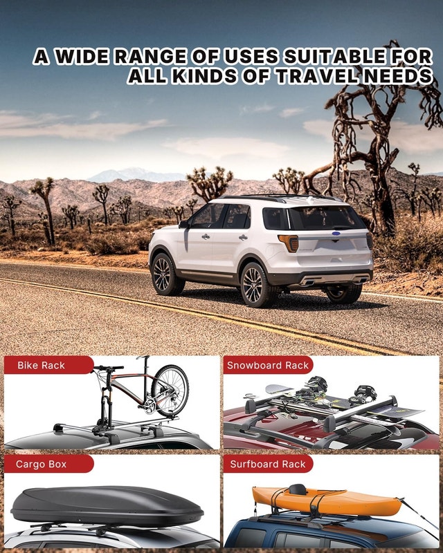 NEW Richeer Roof Rack Cross Bars 2016-2019 Ford Explorer - photo 5