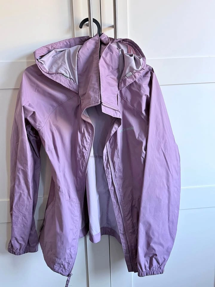 Columbia Sportswear Lightweight Purple Hooded Jacket - Size Smal