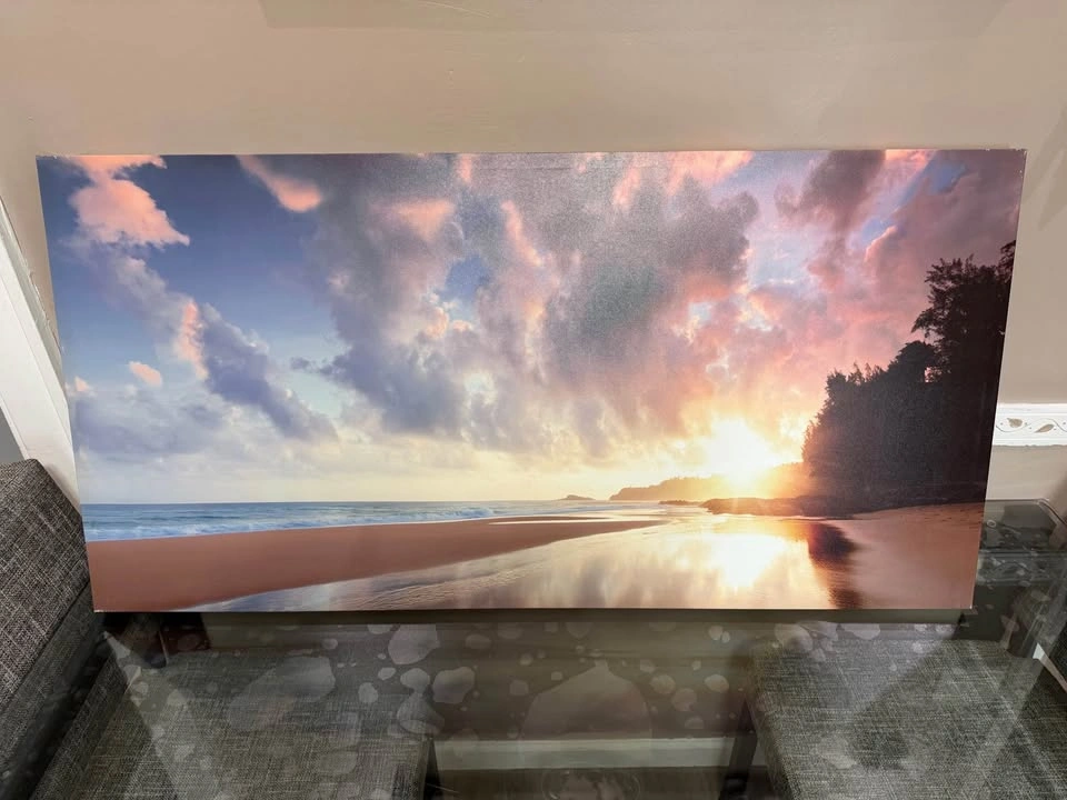 Beach Sunset Canvas Wall Art - photo 2