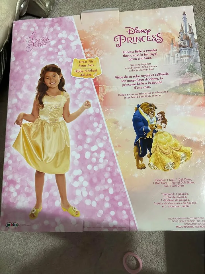 Princess Belle Dress Set image indicator(2)
