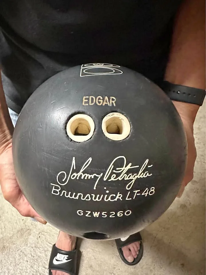 Vintage Brunswick Bowling Ball thumbnail