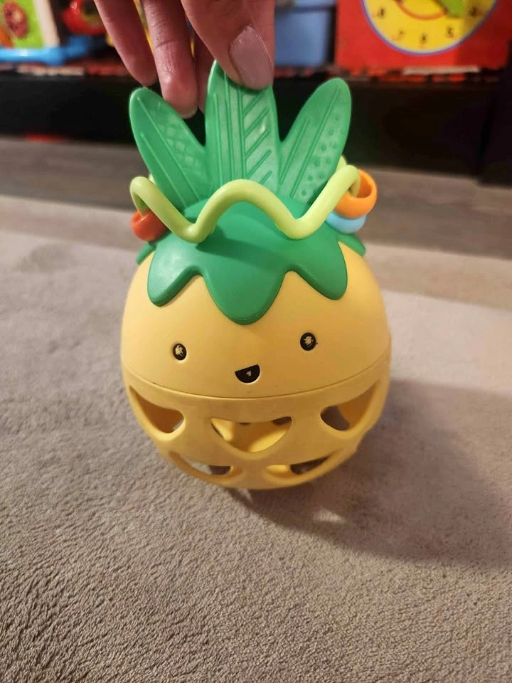 Skip Hop Farmstand Pineapple Roll-Around Rattle