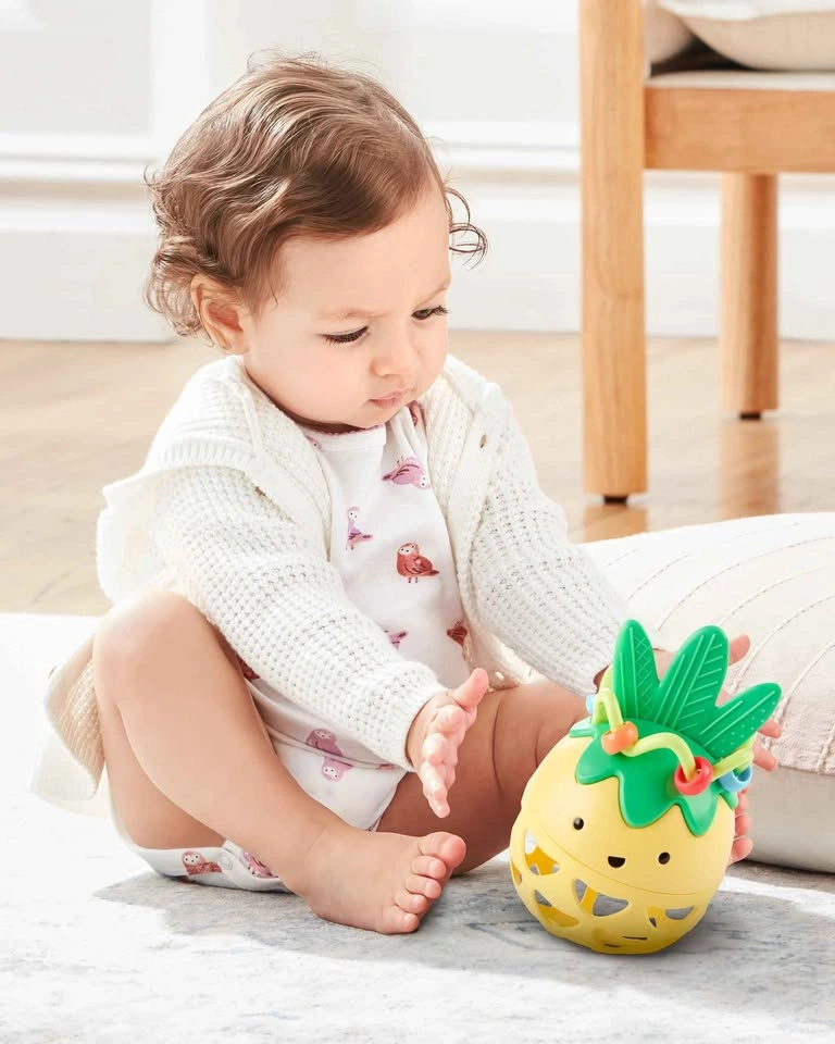 Skip Hop Farmstand Pineapple Roll-Around Rattle - photo 2