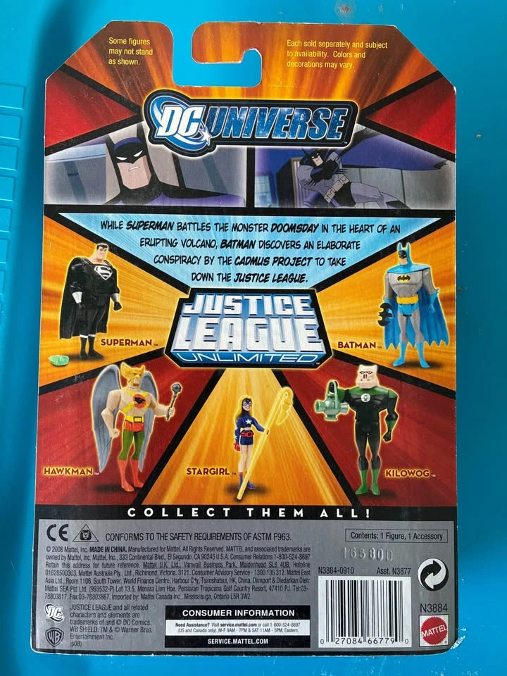 2008 Mattel DC Universe Justice League Unlimited Batman & Pig - photo 2