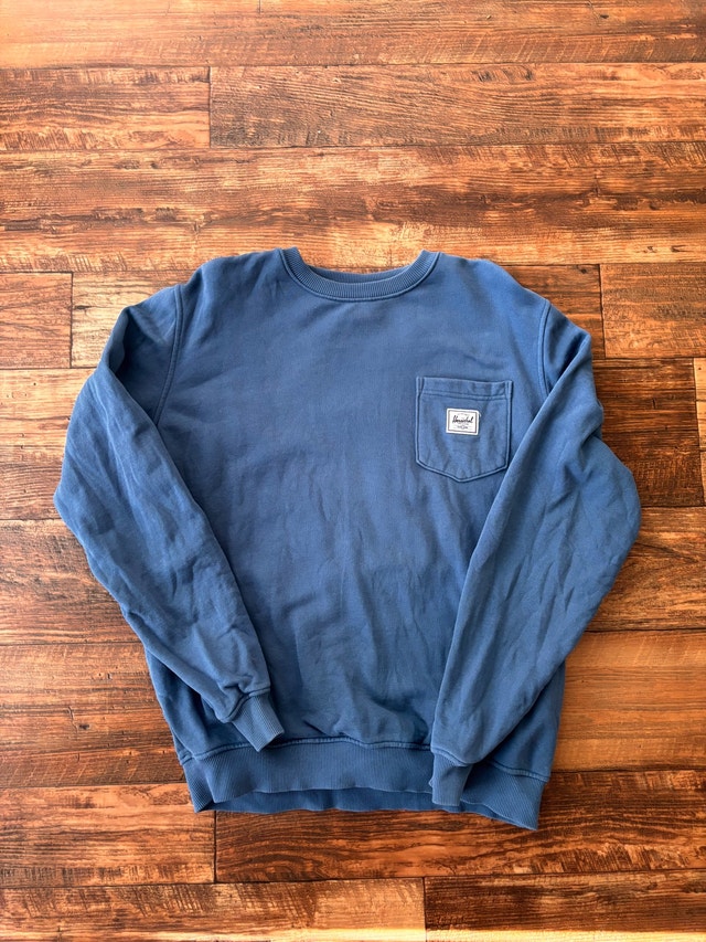 Herschel blue sweatshirt, M