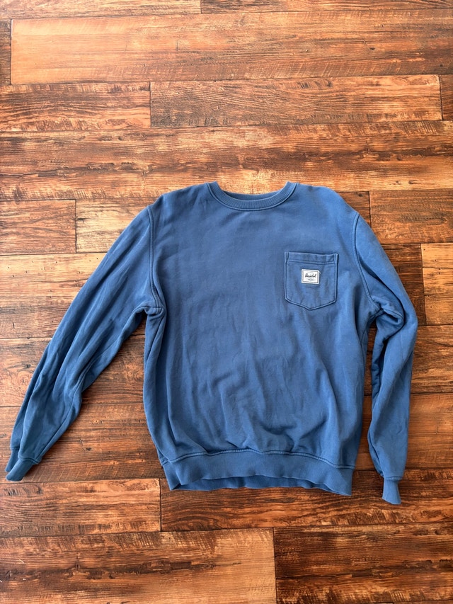 Herschel blue sweatshirt, M - photo 2