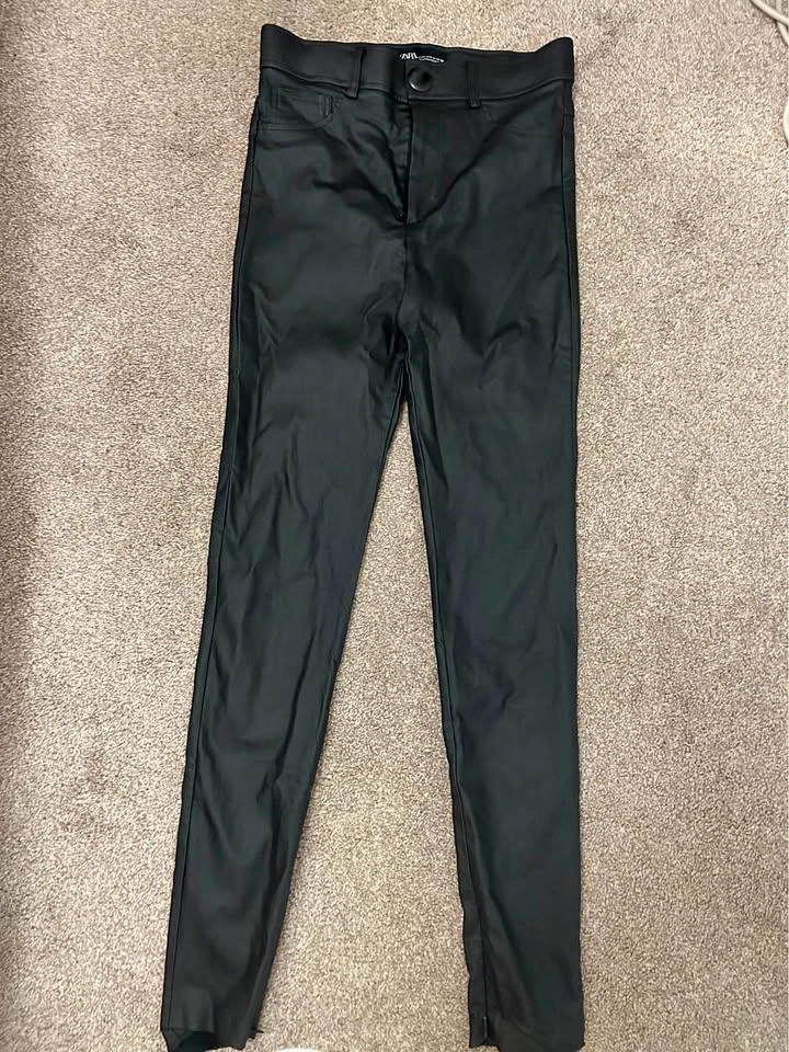 Zara Faux Leather Leggings
