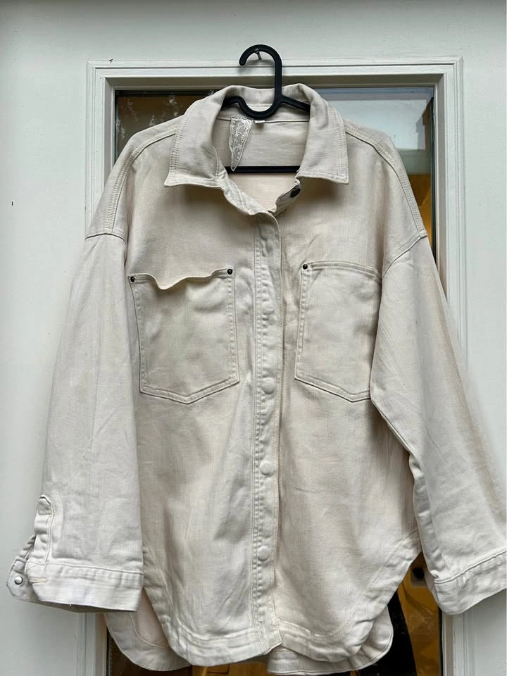 White denim jacket
