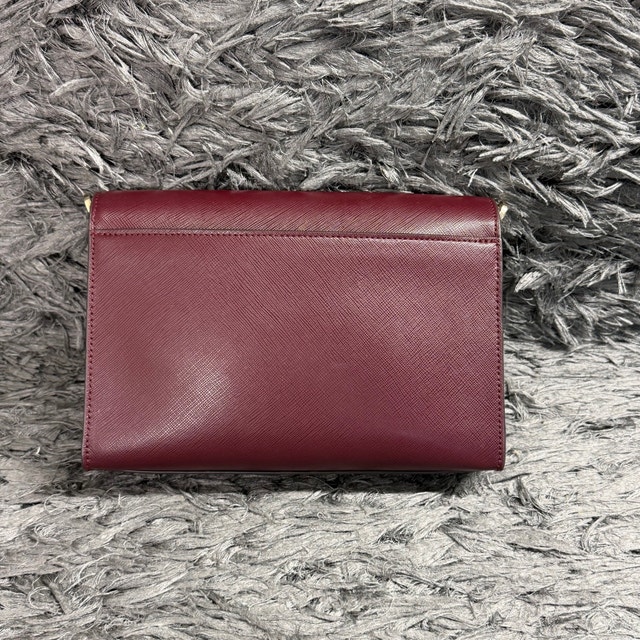 Kate spade Burgundy Saffiano Leather Chain Crossbody - photo 3