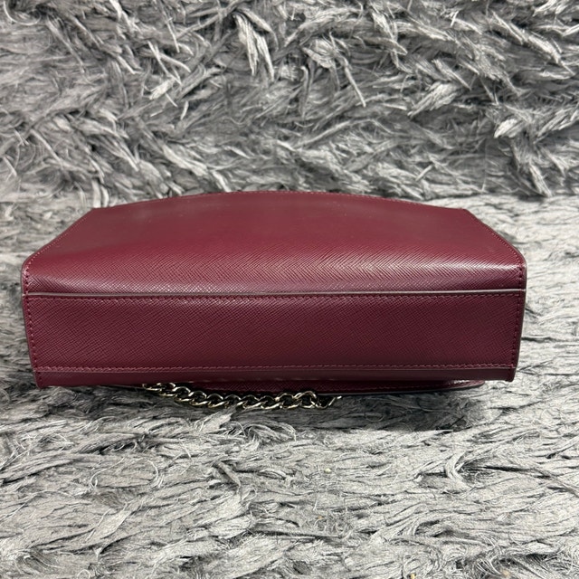 Kate spade Burgundy Saffiano Leather Chain Crossbody - photo 4