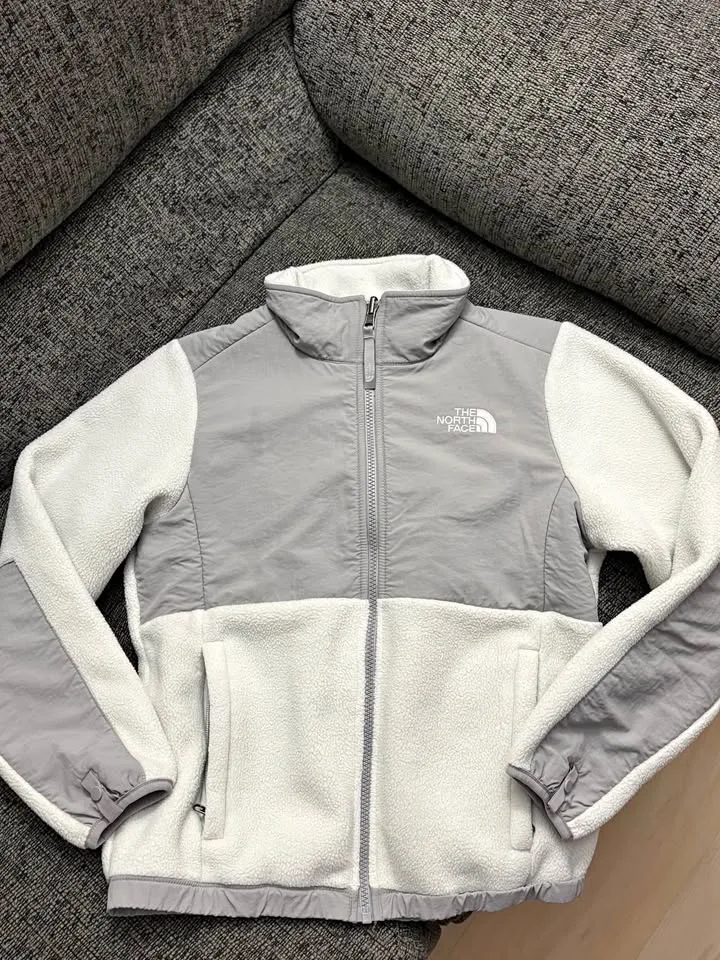 Girls north face denali jacket thumbnail
