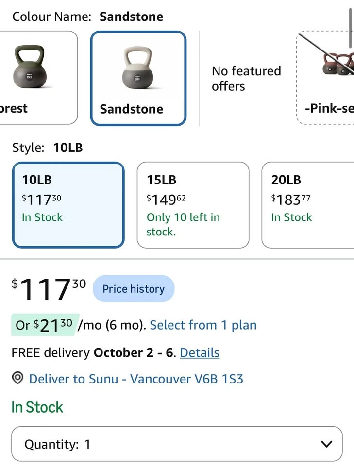WEGYM Soft Kettleball 10lb - photo 3