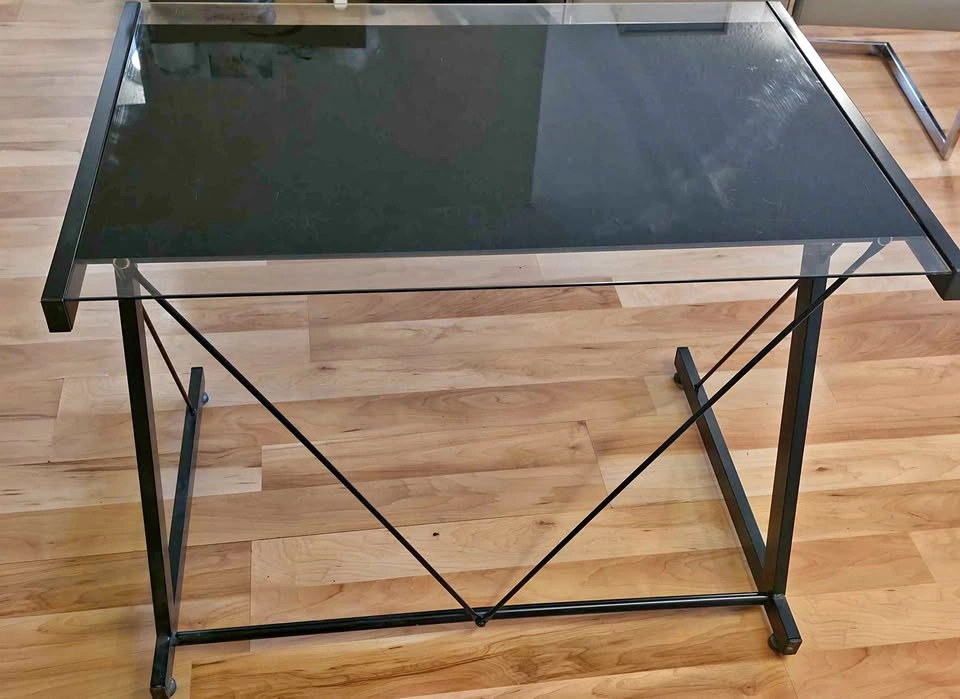 Glass desk