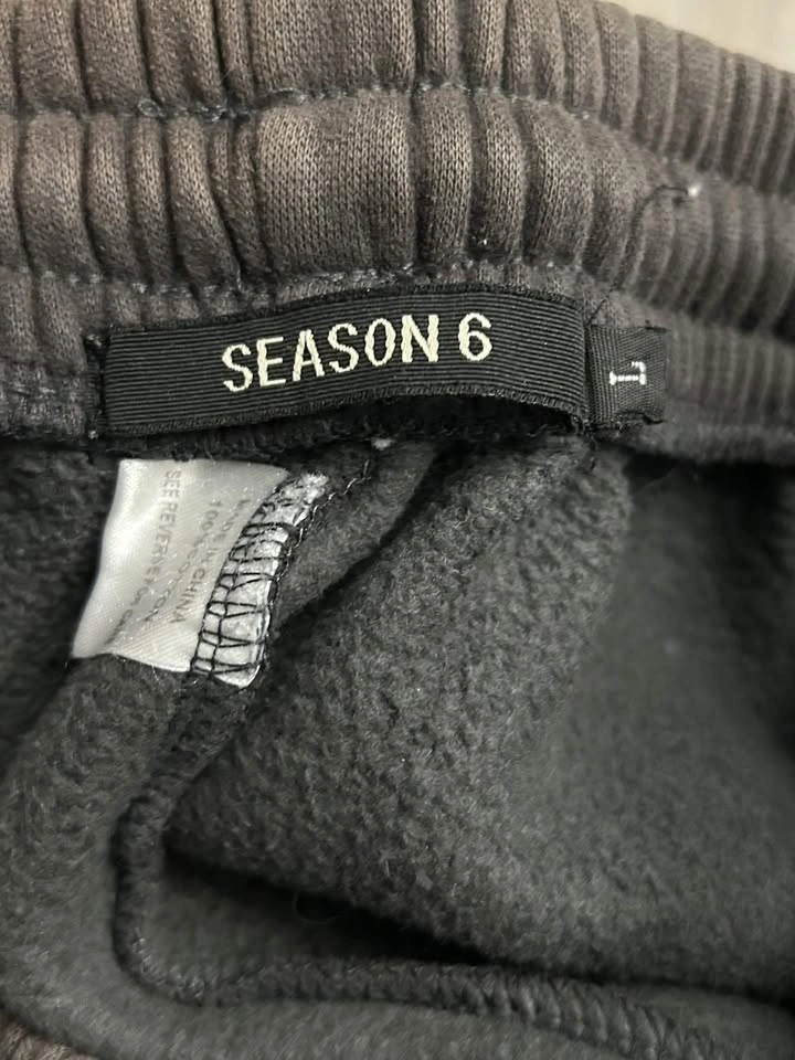 Yeezy Season 6 Black Sweatpants – Size L - photo 3