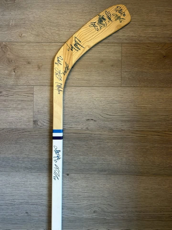 Toronto Marlies Team-Signed Hockey Stick + Letter of Authenticit - photo 2