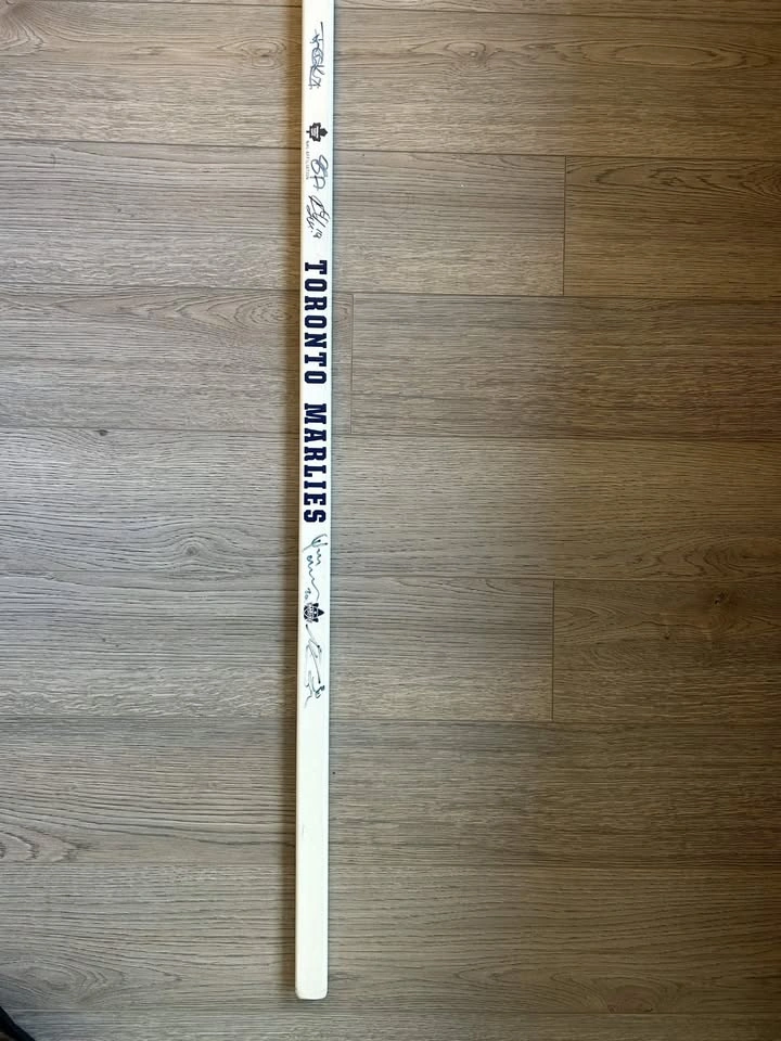 Toronto Marlies Team-Signed Hockey Stick + Letter of Authenticit - photo 3