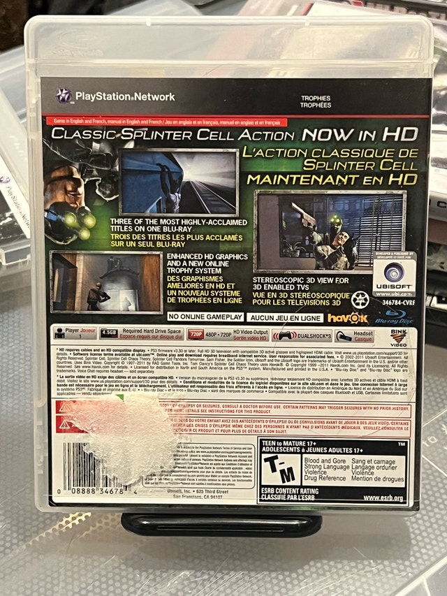 Tom Clancy's Splinter Cell Trilogy PlayStation 3 - photo 3