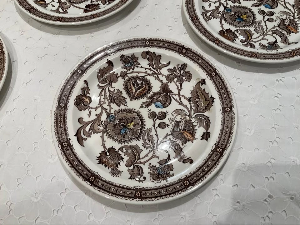 Vintage Ridgway “ Jacobean” 7 Dinner Plates 10” - photo 3