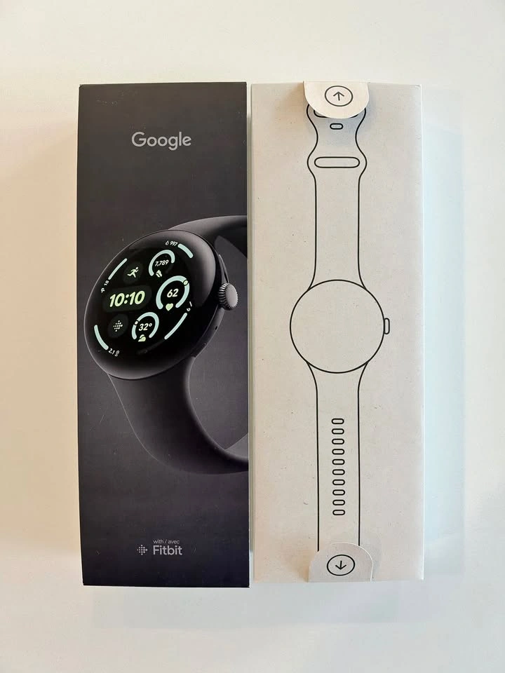 Pixel Watch 3 (45mm Wi-Fi) - Matte Black / Obsidian Active Band