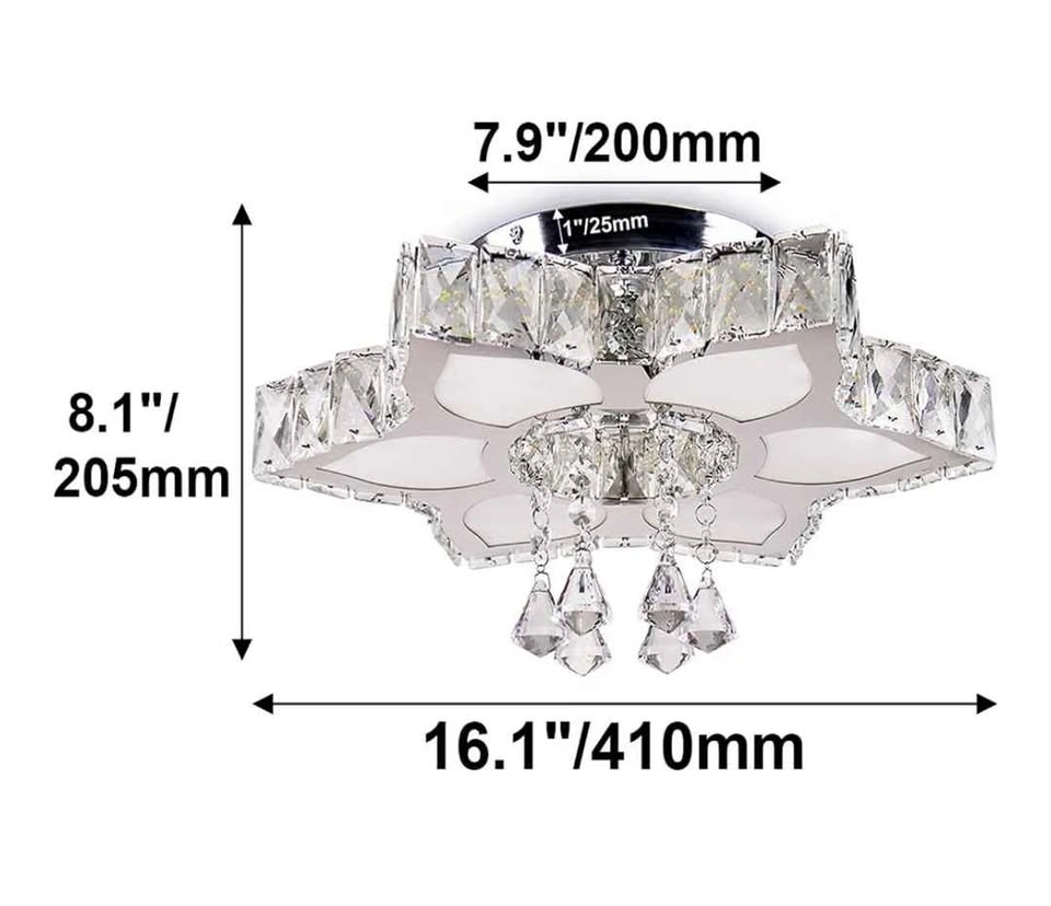 Modern LED Flower Ceiling Light (3 Colour Temperature) - photo 4