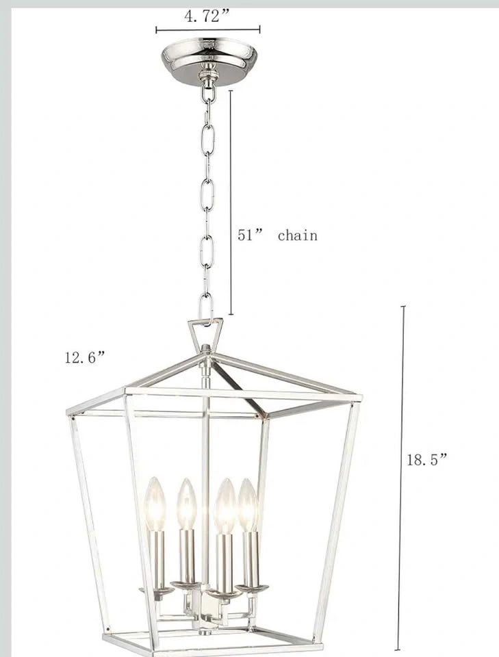 Modern Farmhouse Lantern Chandelier - photo 2